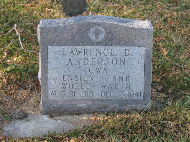 Lawrence D Andersen USS Arizona Grave