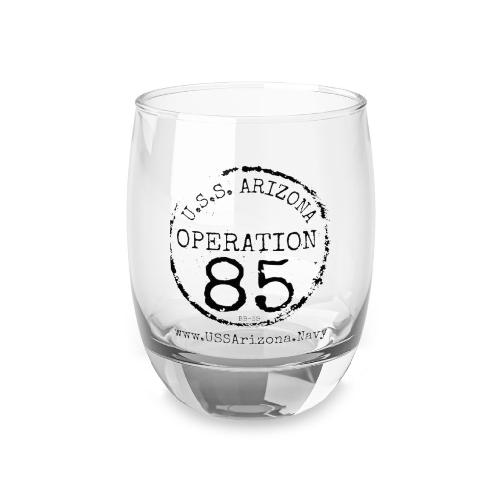 "Operation 85" Whiskey Glass