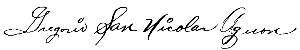 Gregorio Aguon Signature