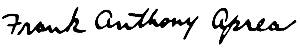 Frank Anthony Aprea
