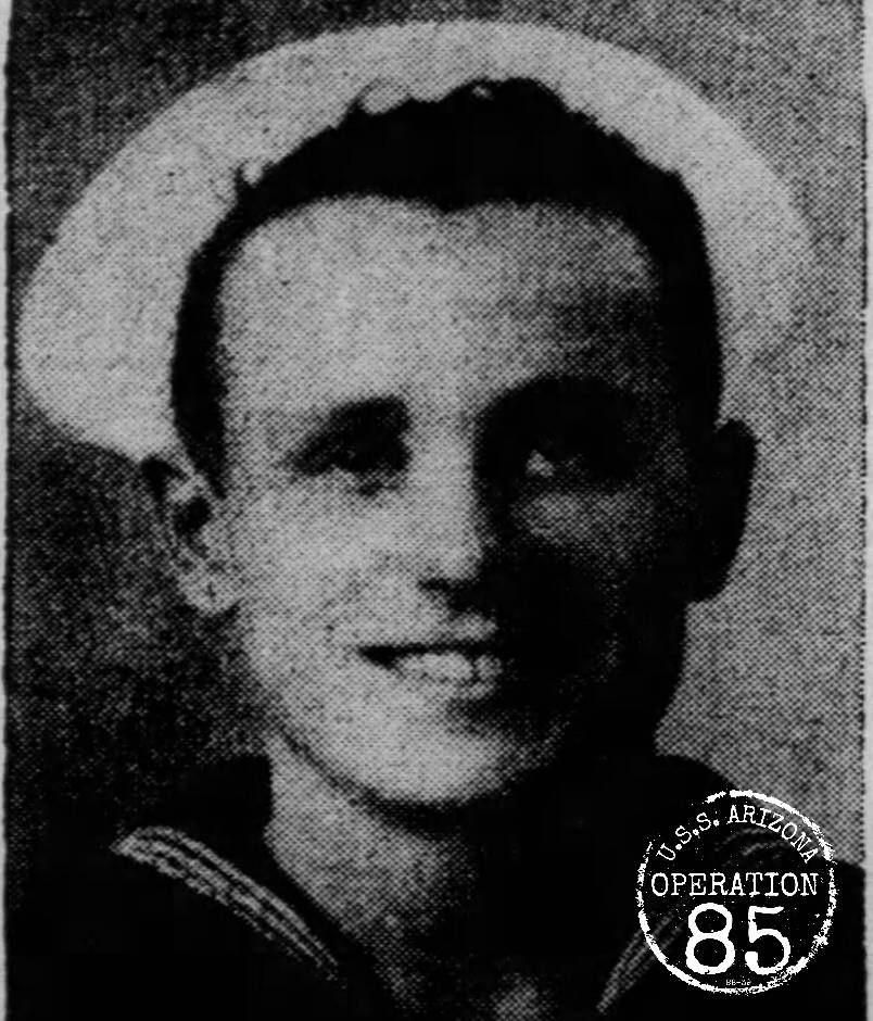 Gerald Arthur Atkins USS Arizona